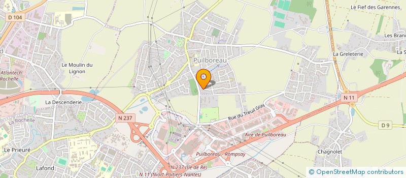 localisation de l'entreprise CAP SOCIAL RH  PUILBOREAU