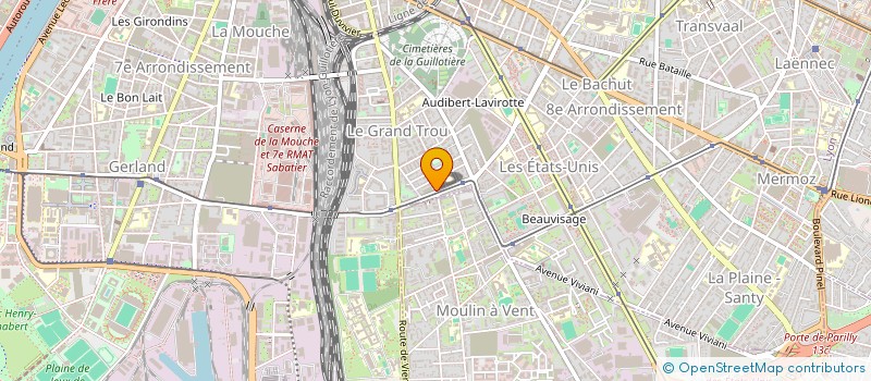 localisation de l'entreprise CAP'SOINS  LYON