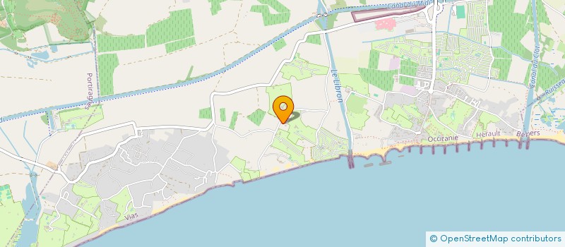 localisation de l'entreprise CAP SOLEIL à VIAS