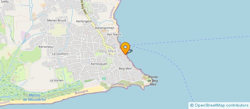 localisation de l'entreprise CAP SOLEIL à FOUESNANT