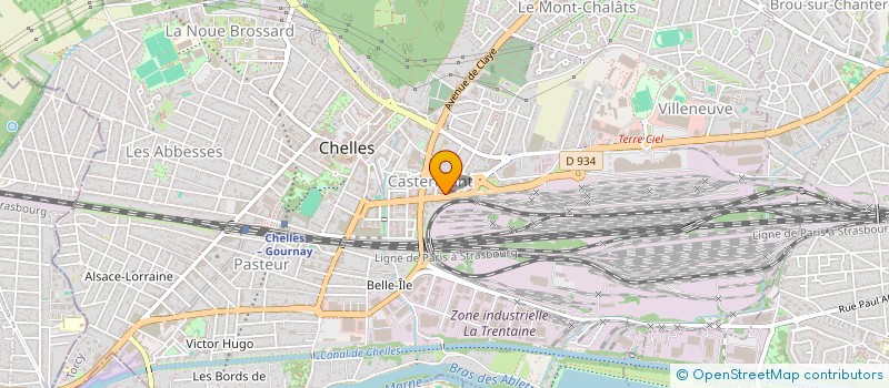 localisation de l'entreprise CAP SOLEIL à CHELLES