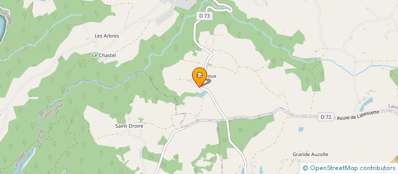 localisation de l'entreprise CAP SOLEIL  LARODDE