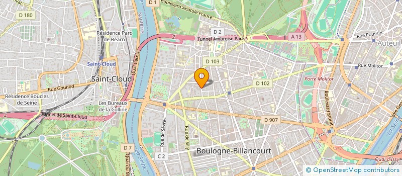 localisation de l'entreprise CAP'SOLIDARITE DEVELOPPEMENT à BOULOGNE-BILLANCOURT