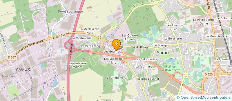 localisation de l'entreprise CAP SOLUTION à SARAN