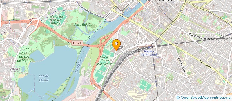 localisation de l'entreprise CAP-SOURIRE à ANGERS