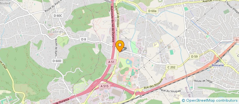 localisation de l'entreprise CAP SPARTEL  BOUC-BEL-AIR