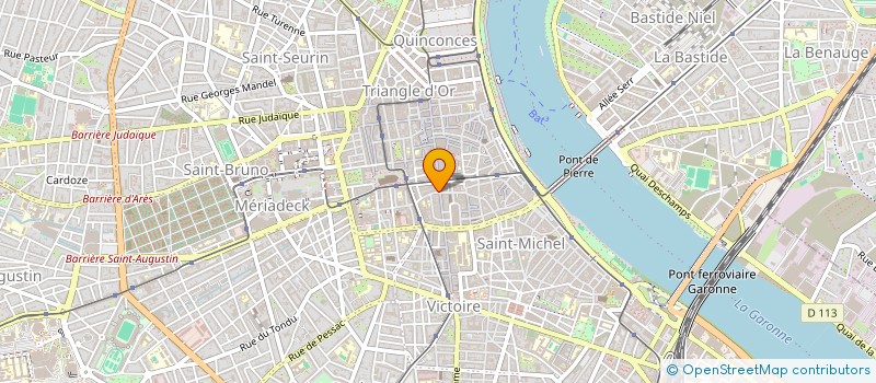 localisation de l'entreprise CAP SPORT à BORDEAUX