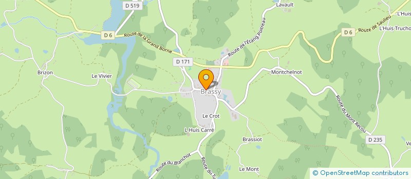 localisation de l'entreprise CAP SPORT ART AVENTURE ET AMITIE BOURGOGNE  BRASSY