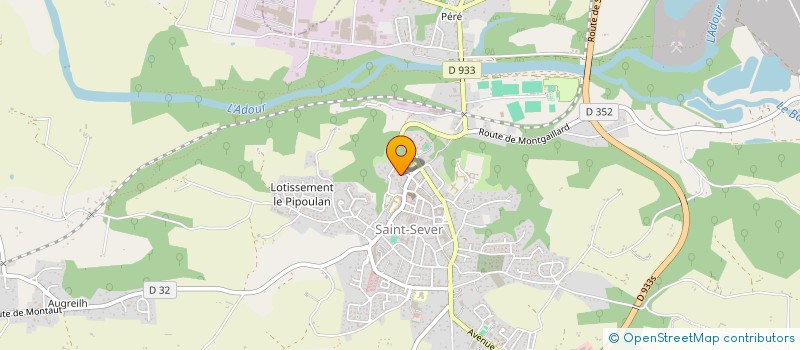 localisation de l'entreprise CAP SPORT SANTE  SAINT-SEVER