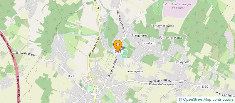 localisation de l'entreprise CAP SR3C LA VIOLEZE  BOULOC