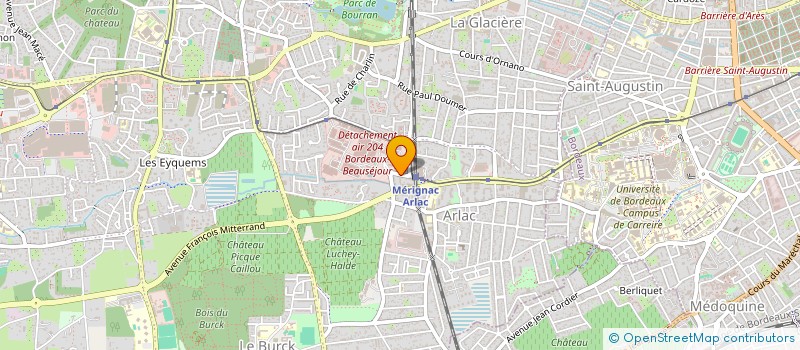 localisation de l'entreprise CAP STUDIO PRODUCTIONS (CSP+) à MERIGNAC