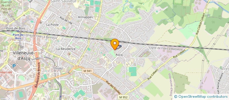 localisation de l'entreprise CAP SUD à VILLENEUVE-D'ASCQ