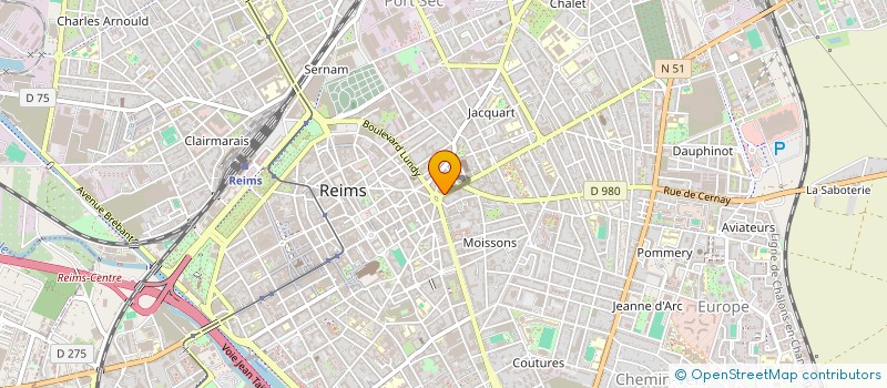 localisation de l'entreprise CAP SUD à REIMS
