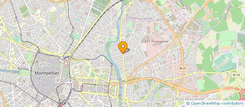 localisation de l'entreprise CAP SUD à MONTPELLIER