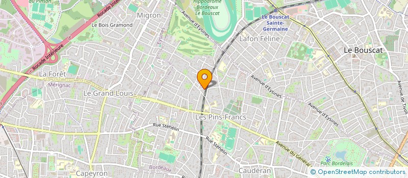 localisation de l'entreprise CAP SUD  BORDEAUX