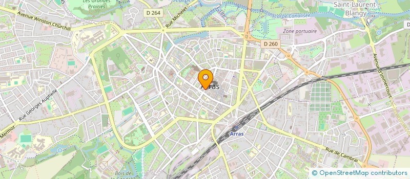localisation de l'entreprise CAP SUD à ARRAS