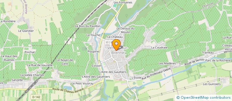 localisation de l'entreprise CAP SUD à VERNOU-SUR-BRENNE