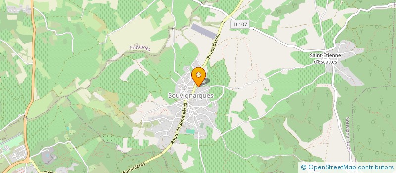 localisation de l'entreprise CAP SUD  SOUVIGNARGUES