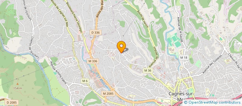 localisation de l'entreprise CAP SUD ASSURANCES à CAGNES-SUR-MER