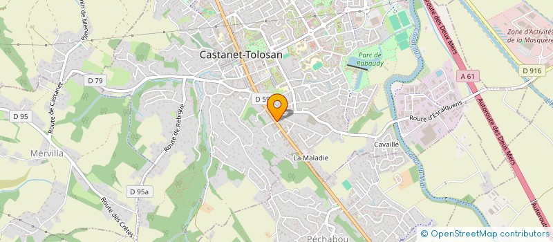 localisation de l'entreprise CAP SUD AUTOMOBILES à CASTANET-TOLOSAN