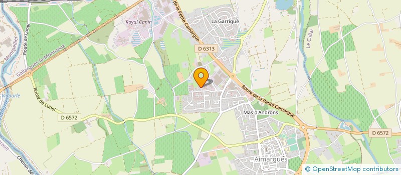 localisation de l'entreprise CAP SUD CHARPENTES à AIMARGUES