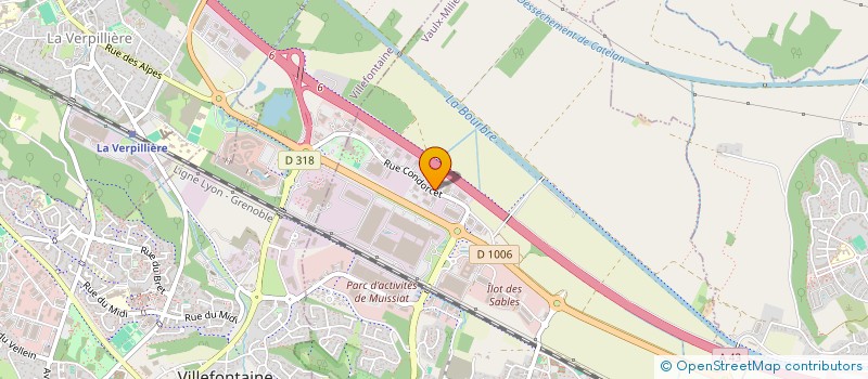 localisation de l'entreprise CAP SUD FRANCE  VAULX-MILIEU