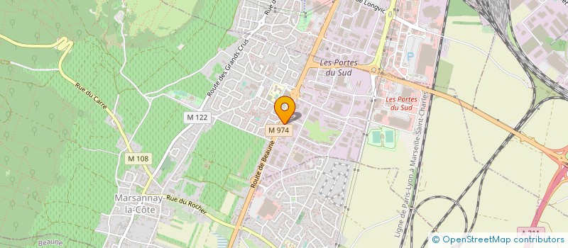 localisation de l'entreprise CAP SUD JPR à MARSANNAY-LA-COTE