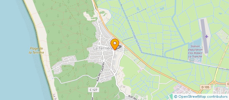 localisation de l'entreprise CAP SUD LOISIRS  LA TRANCHE-SUR-MER