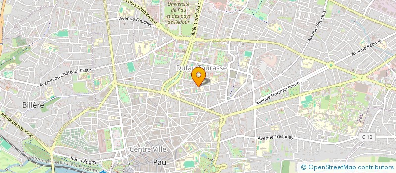 localisation de l'entreprise CAP SUD OUEST à PAU
