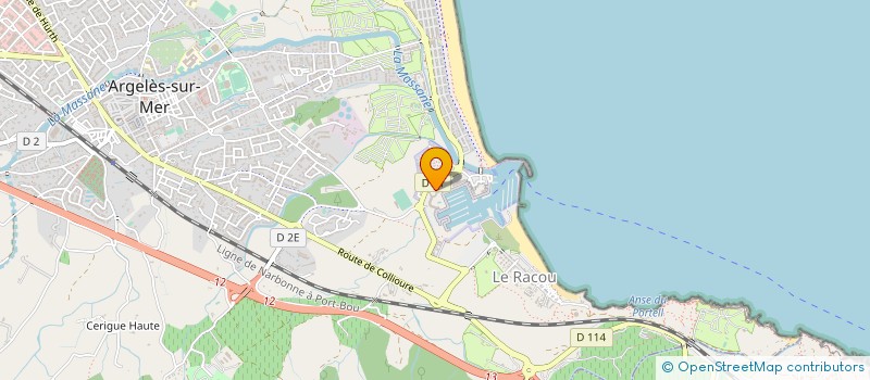 localisation de l'entreprise CAP SUD PLAISANCE à ARGELES SUR MER