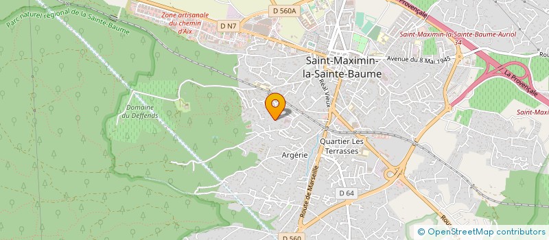 localisation de l'entreprise CAP SUD RENOVATION à SAINT-MAXIMIN-LA-SAINTE-BAUME