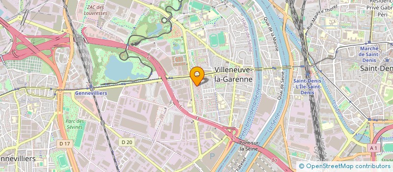 localisation de l'entreprise CAP SUD SAHARA à VILLENEUVE-LA-GARENNE