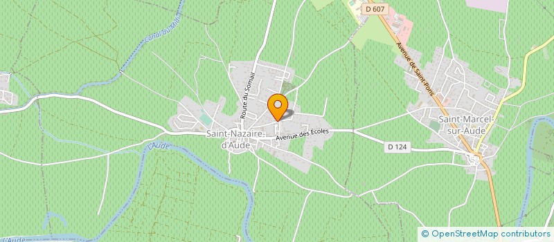 localisation de l'entreprise CAP SUD TP  SAINT-NAZAIRE-D'AUDE