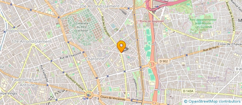 localisation de l'entreprise CAP SUN  PARIS