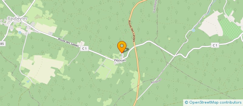 localisation de l'entreprise CAP SUR BAISE  CAUBEYRES