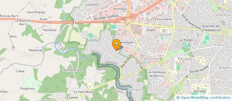 localisation de l'entreprise CAP SUR BREHAT à VANNES