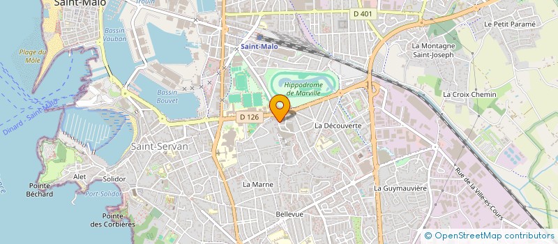 localisation de l'entreprise CAP SUR L'ALLEMAGNE  SAINT-MALO