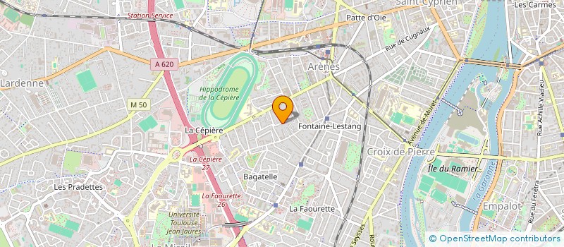 localisation de l'entreprise CAP SUR L'AUDACE  TOULOUSE