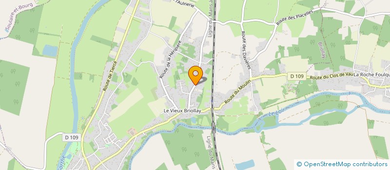 localisation de l'entreprise CAP SUR L'ILE ROUGE  BRIOLLAY