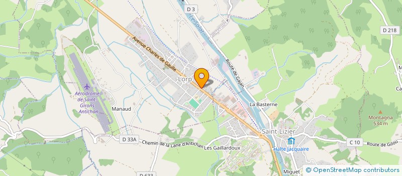 localisation de l'entreprise CAP SUR LA MODE à LORP-SENTARAILLE