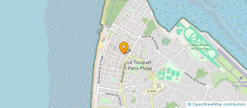 localisation de l'entreprise CAP SUR LE SABLE à LE TOUQUET-PARIS-PLAGE