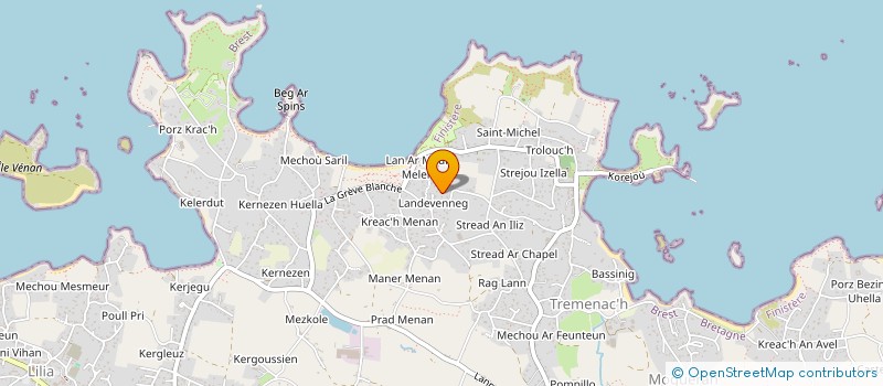 localisation de l'entreprise CAP SUR LES ABERS  PLOUGUERNEAU