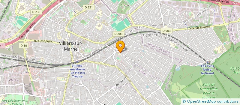 localisation de l'entreprise CAP SUR RENON  VILLIERS-SUR-MARNE