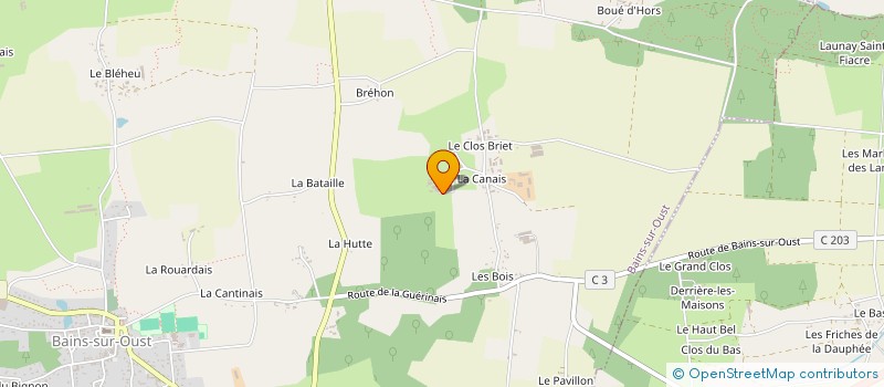 localisation de l'entreprise CAP SUR RUSINGA à BAINS-SUR-OUST