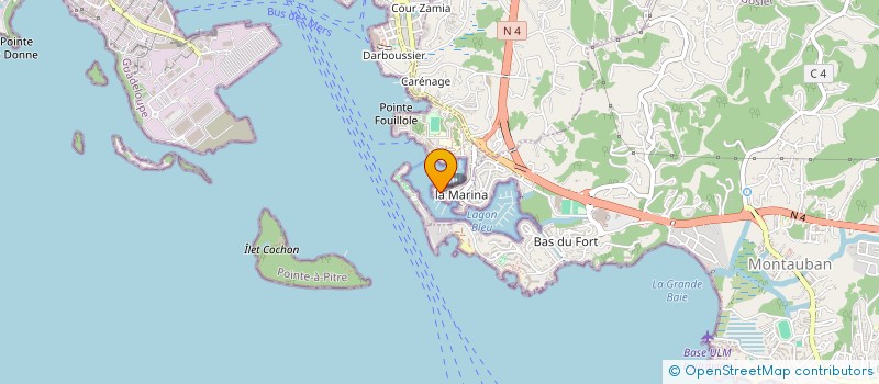 localisation de l'entreprise CAP TAILLAT  POINTE-A-PITRE