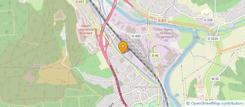 localisation de l'entreprise CAP'TAINE SAVEURS à CHAMPIGNEULLES