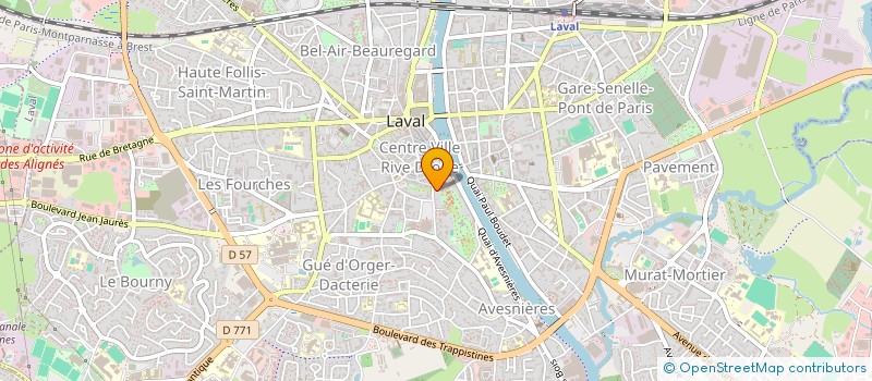 localisation de l'entreprise CAP'TAL à LAVAL