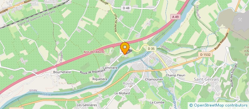 localisation de l'entreprise CAP TEAM ANIMATION  L'ALBENC