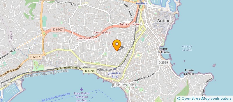 localisation de l'entreprise CAP TEN à ANTIBES