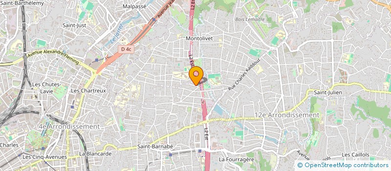 localisation de l'entreprise CAP THIERS à MARSEILLE
